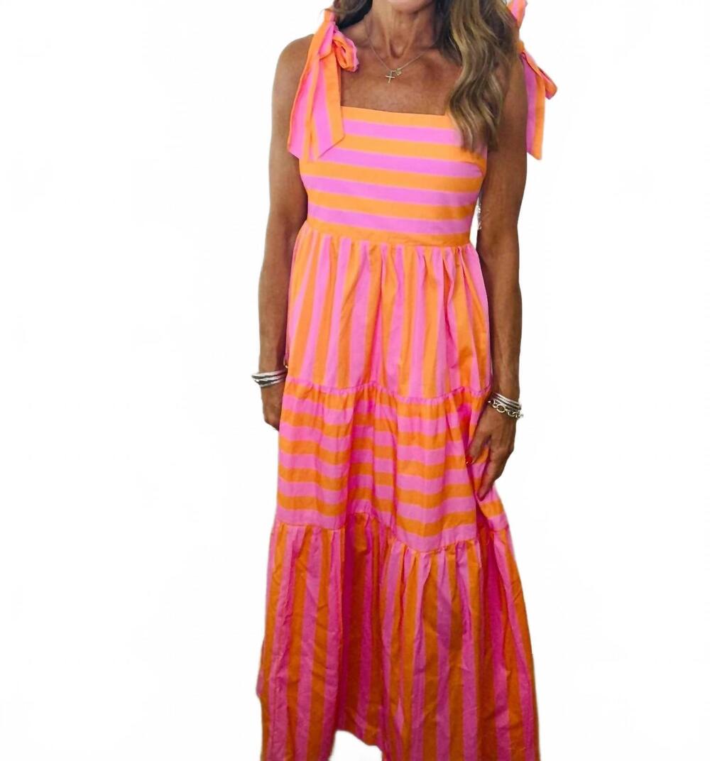 NEW ENTRO women's the sunset cove midi dress in pink